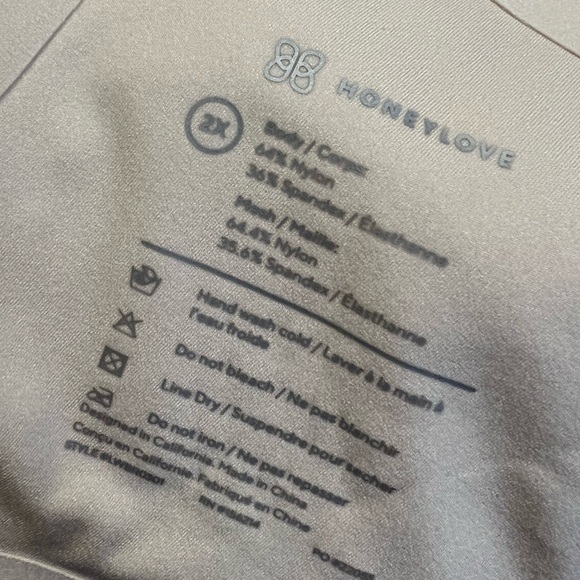 HONEYLOVE CrossOver Bra Size Women’s 2X Color White - Picture 10 of 10